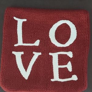 Pottery Barn LOVE pillow